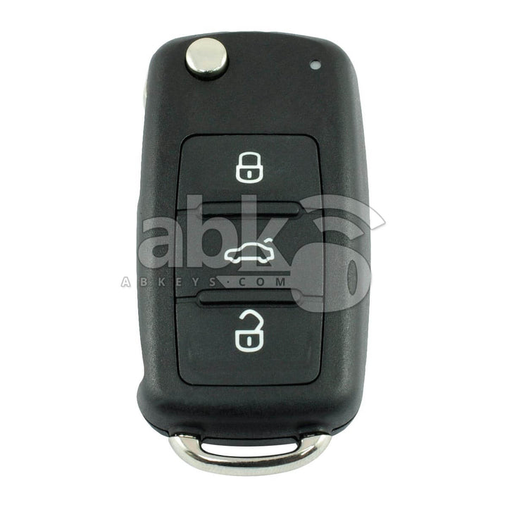 Volkswagen Jetta Tiguan Passat Golf Caddy 2009+ Flip Remote 3Buttons 5K0 837 202 AD 433MHz