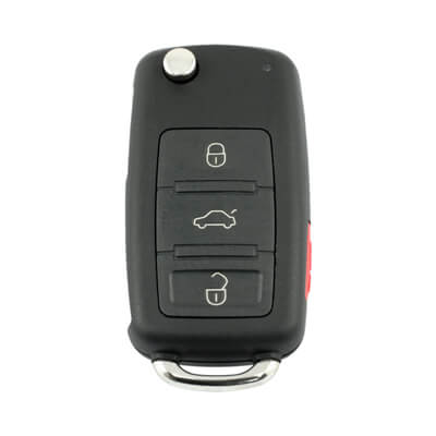Volkswagen Touareg 2005-2009 Выкидной Пульт, 4Кнопки, 315MHz, KR55WK45032, HU66 Keyless Go