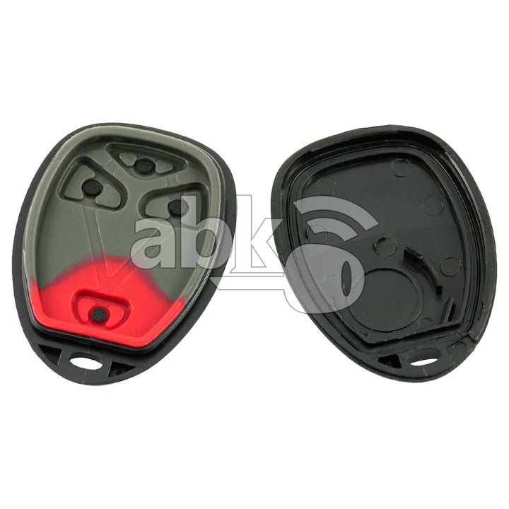 Gmc Chevrolet Hummer 2007+ Remote Control Cover 4Buttons - ABK-3103 - ABKEYS.COM