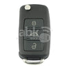 Audi A8 2003+ Flip Remote 3Buttons 433MHz KR55WK45021 HU66 - ABK-3107 - ABKEYS.COM