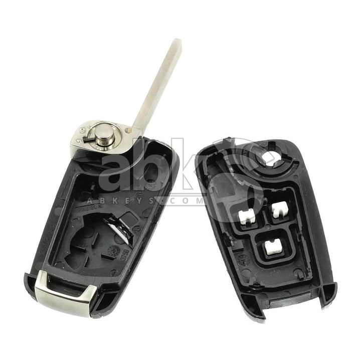 Chevrolet 2009+ Flip Remote Cover 3Buttons HU100 - ABK-3136 - ABKEYS.COM