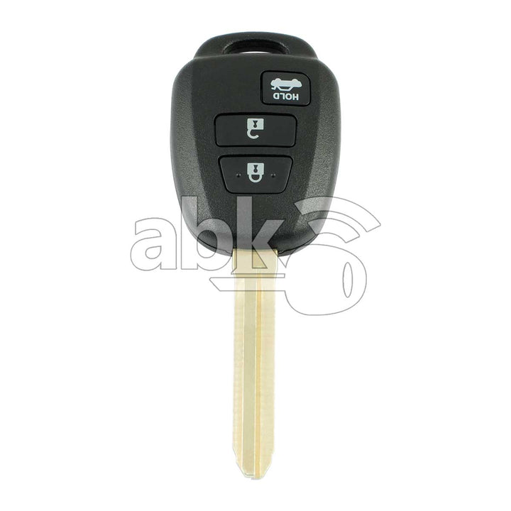 Toyota 2012+ Key Head Remote Cover 3Buttons TOY43 - ABK-3214 - ABKEYS.COM