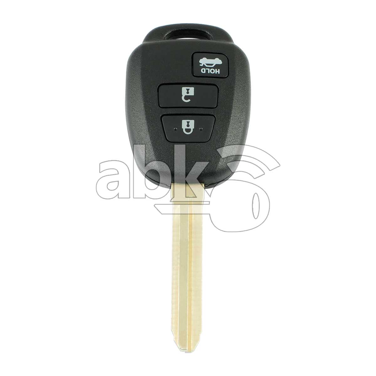 Toyota 2012+ Key Head Remote Cover 3Buttons TOY43 - ABK-3214 - ABKEYS.COM