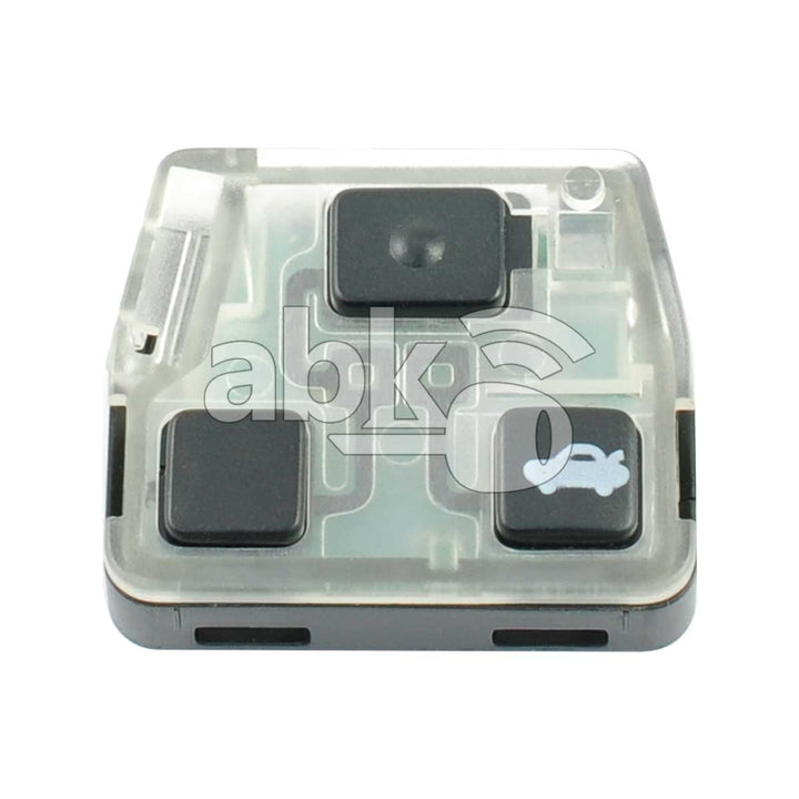 Toyota Lexus 1998+ Key Head Remote 3Buttons 305MHz 314MHz 315MHz 433MHz - ABK-3240 - ABKEYS.COM