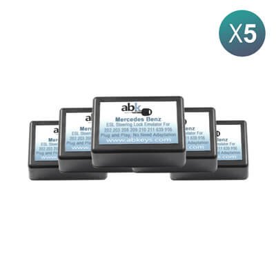 Mercedes Benz ESL / ELV Steering Lock Emulator 5Pcs Bundle For W202 / W203 / W210 / W209 / W211 /