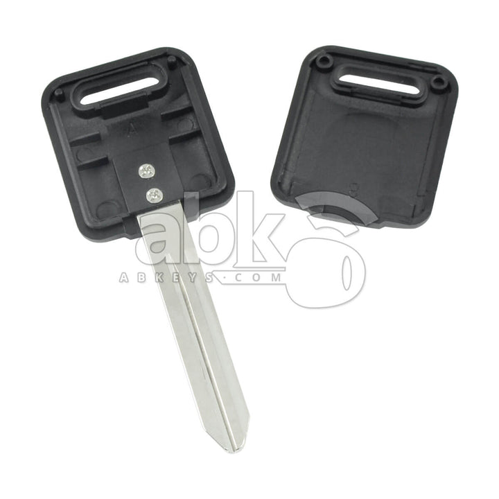 Nissan Chip Less Key NSN14 Chrome Logo - ABK-3257 - ABKEYS.COM