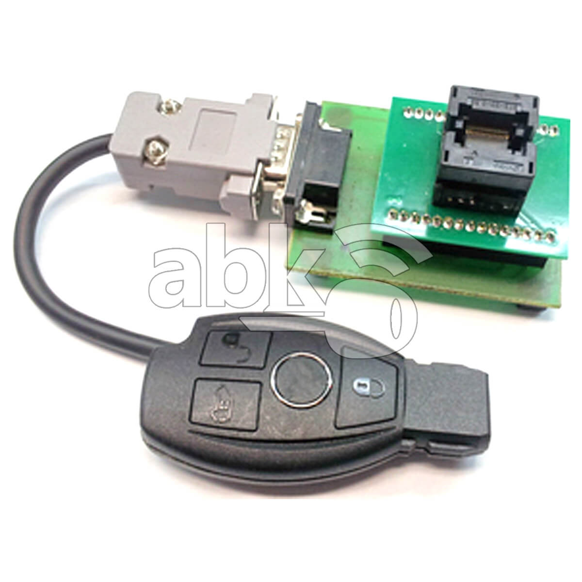 Mercedes Benz Testing Key For NEC With IC Socket Without Soldering   ABK 3296   ABKEYS