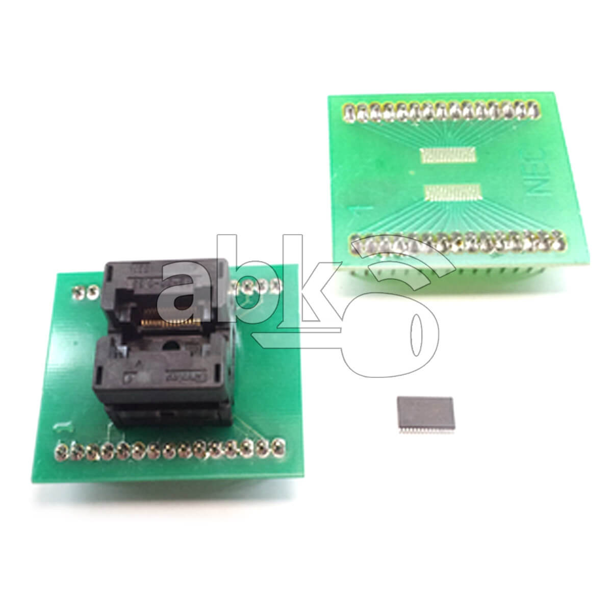 Mercedes Benz Testing Key For NEC With IC Socket Without Soldering   ABK 3296   ABKEYS