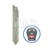 Nissan 2003+ Key Head Remote Key Blade NSN14 - ABK-3301 - ABKEYS.COM