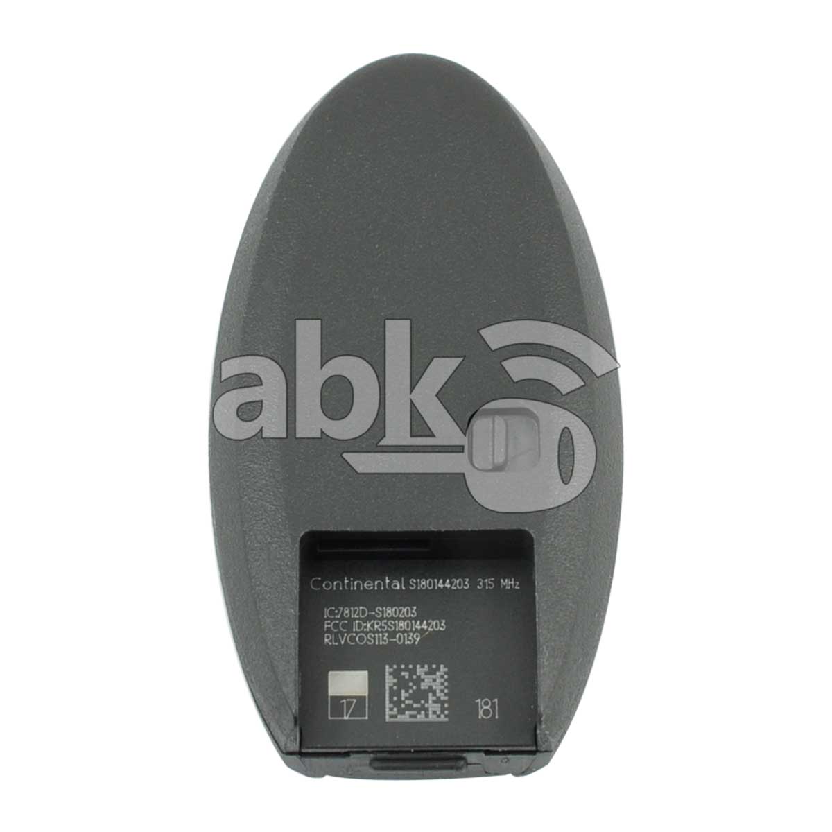 Genuine Infiniti Q50 2014+ Smart Key 4Buttons KR5S180144203 315MHz 285E3-4HD0A 285E3-4HD0C - 