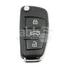 Genuine Audi A3 S3 Q3 Q5 2007+ Flip Remote 3Buttons 8V0 837 220 8V0837220 433MHz HU66 - ABK-3351 -