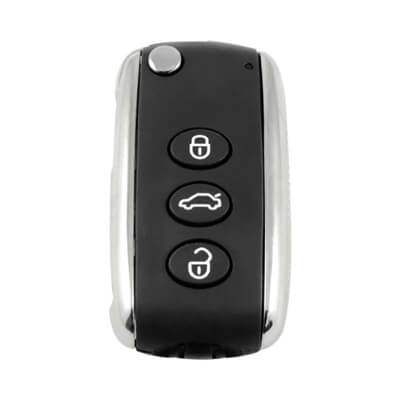 Bentley Continental GT Flying Spur 2005+ Flip Remote Cover 3Buttons HU66 - ABK-3373 - ABKEYS.COM