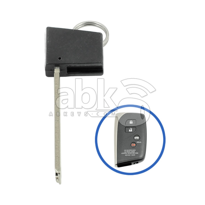 Genuine Lexus LS460 LS600H 2013+ Smart Key Blade 69515-50290 TOY48 - ABK-3396 - ABKEYS.COM