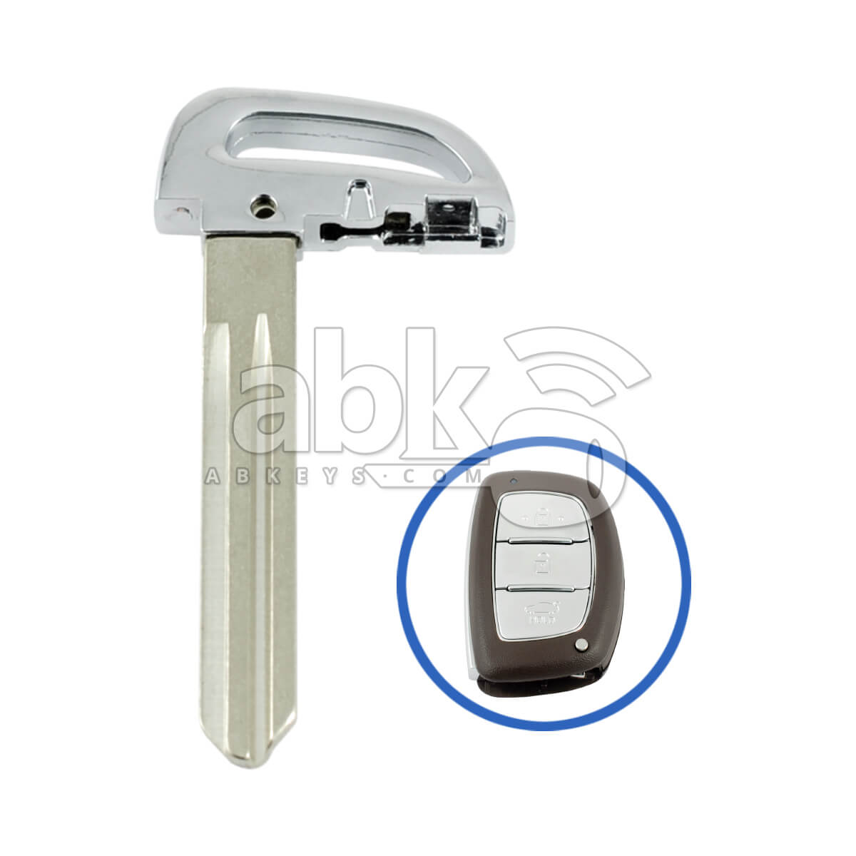 Genuine Hyundai Elantra Creta I10 2013+ Smart Key Blade 81996 B4520 HYN14R   ABK 3414   ABKEYS