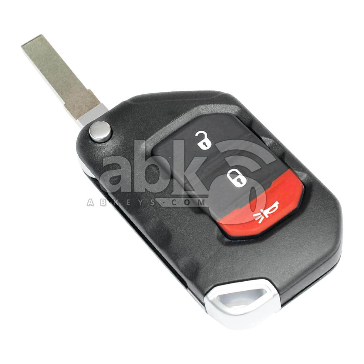 Jeep Wrangler 2018+ Smart Key Cover 3Buttons SIP22 - ABK-3435 - ABKEYS.COM