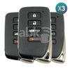 Genuine Lexus IS RC 2014+ Smart Key 3Pcs Offer HYQ14FBA P1 A8 315MHz 89904-53650 89904-53651 -