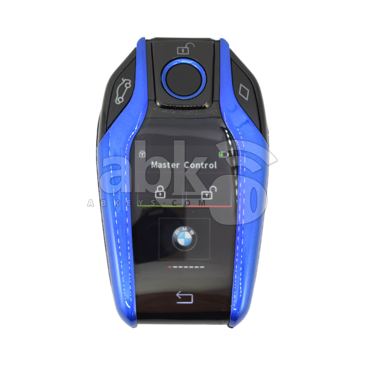 LCD Universal Smart Key For All Brands BMW Style Blue Color - ABK-3481-BM1-BLE - ABKEYS.COM