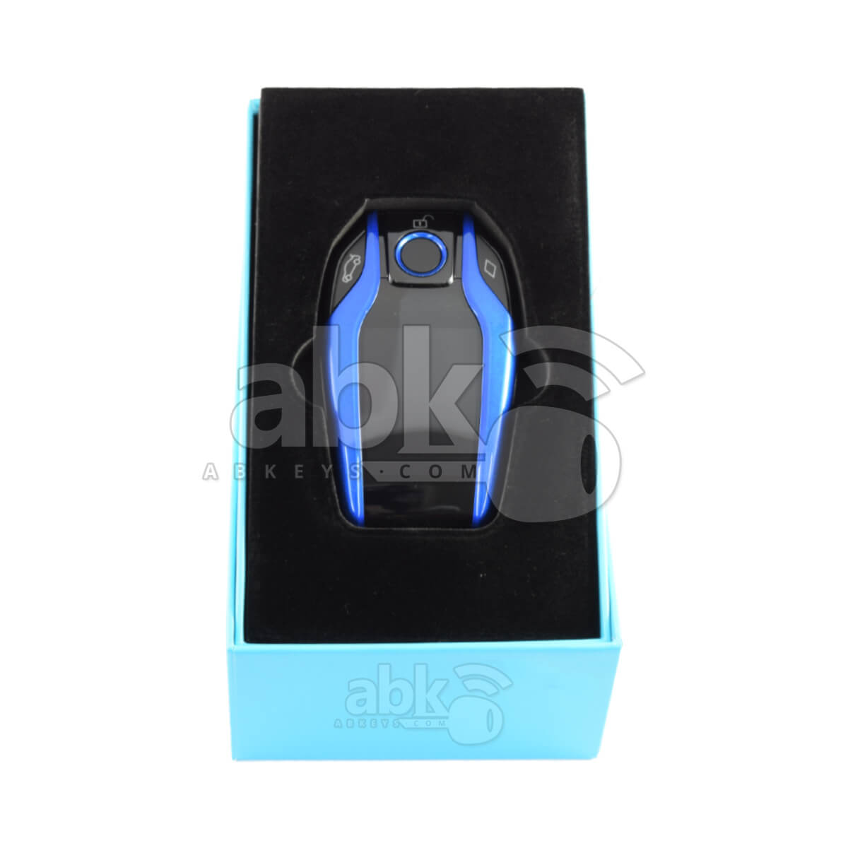 LCD Universal Smart Key For All Brands BMW Style Blue Color - ABK-3481-BM1-BLE - ABKEYS.COM