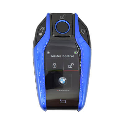 Clé Intelligente LCD Universelle Pour Toutes les Marques Style BMW Couleur Bleu