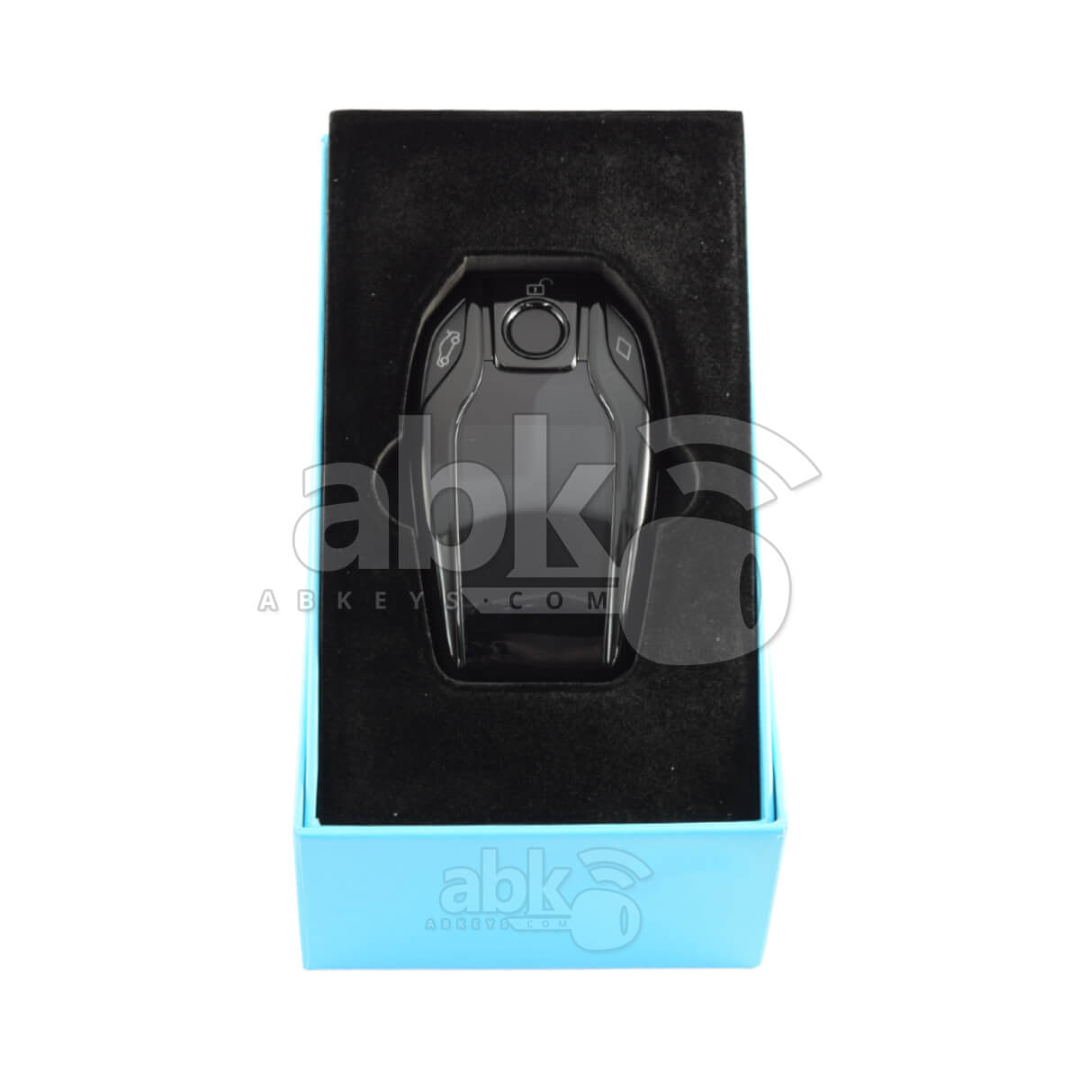 LCD Universal Smart Key For All Brands BMW Style Black Color - ABK-3481-BM1-BLK - ABKEYS.COM