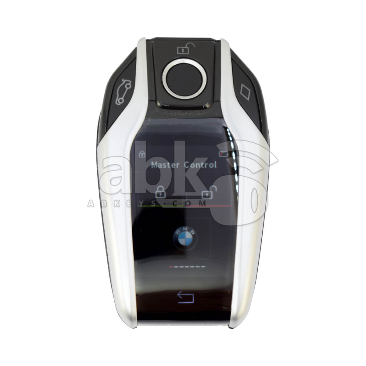 LCD Universal Smart Key For All Brands BMW Style Silver Color - ABK-3481-BM1-SLV - ABKEYS.COM