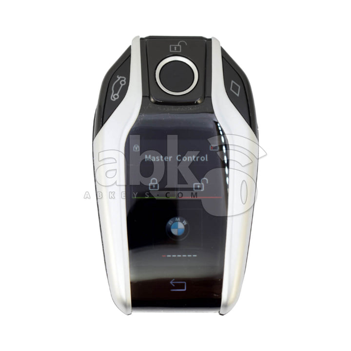 LCD Universal Smart Key For All Brands BMW Style Silver Color - ABK-3481-BM1-SLV - ABKEYS.COM