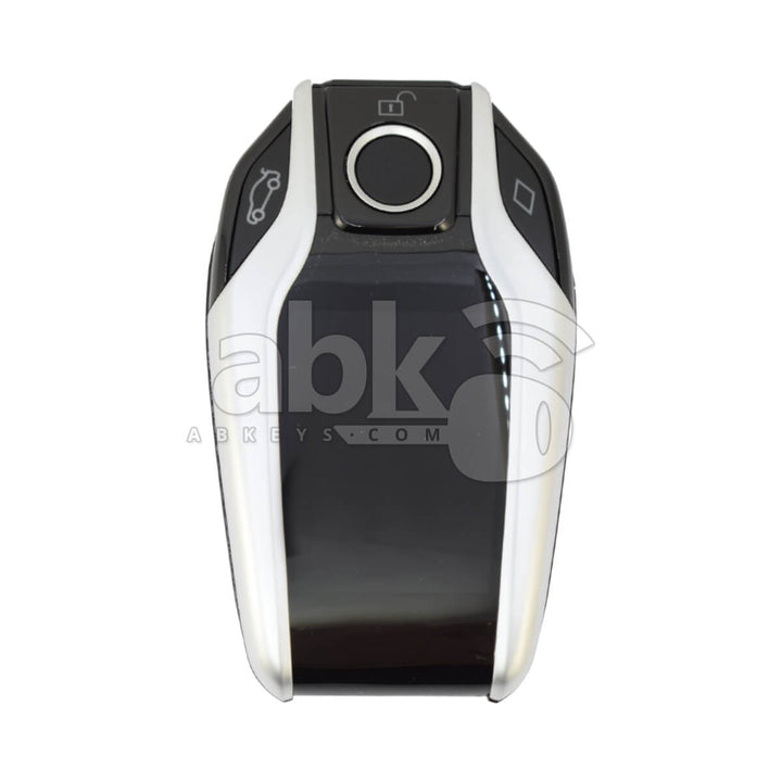 LCD Universal Smart Key For All Brands BMW Style Silver Color - ABK-3481-BM1-SLV - ABKEYS.COM