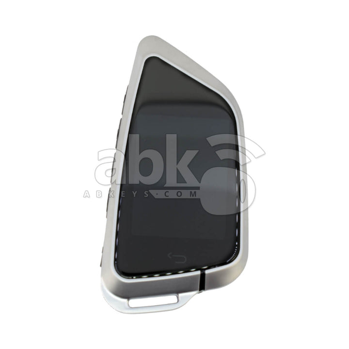 LCD Universal Smart Key For All Brands BMW FEM Style2 Silver Color - ABK-3481-BM2-SLV - ABKEYS.COM