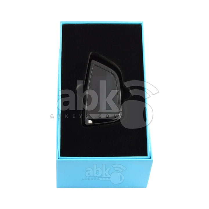 LCD Universal Smart Key For All Brands BMW FEM Style Black Color - ABK-3481-BM3-BLK - ABKEYS.COM