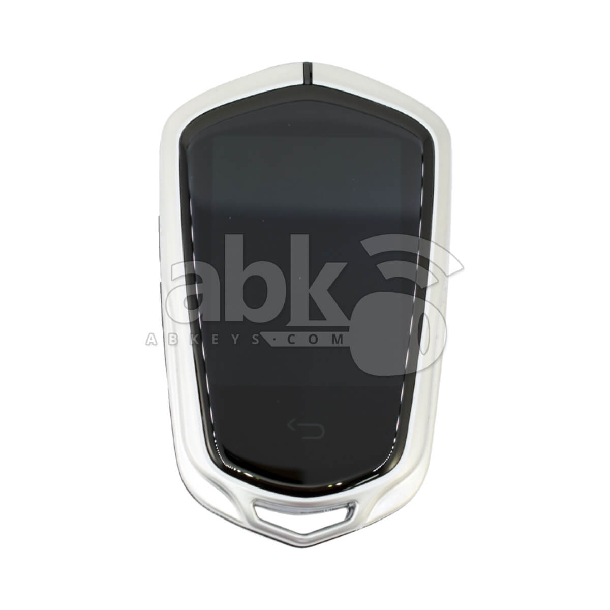 LCD Universal Smart Key For All Brands Cadillac Style Silver Color - ABK-3481-CD1-SLV - ABKEYS.COM