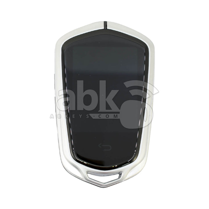 LCD Universal Smart Key For All Brands Cadillac Style Silver Color - ABK-3481-CD1-SLV - ABKEYS.COM
