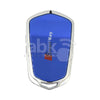 LCD Universal Smart Key For All Brands Cadillac Style Silver Color - ABK-3481-CD1-SLV - ABKEYS.COM
