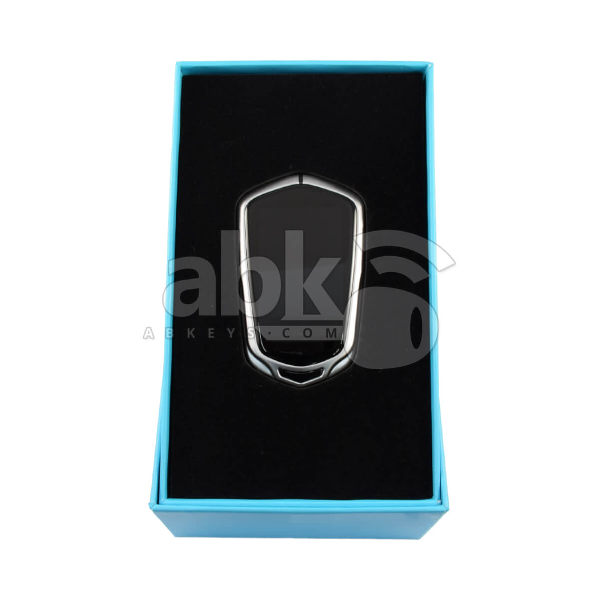 LCD Universal Smart Key For All Brands Cadillac Style Silver Color - ABK-3481-CD1-SLV - ABKEYS.COM