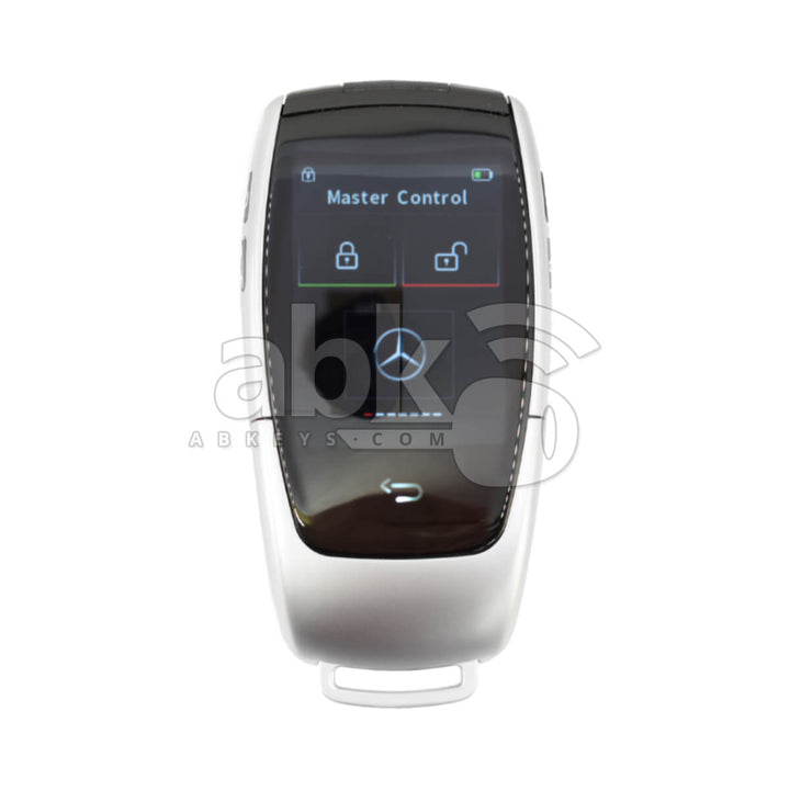 LCD Universal Smart Key For All Brands Mercedes Style Silver Color - ABK-3481-MB1-SLV - ABKEYS.COM