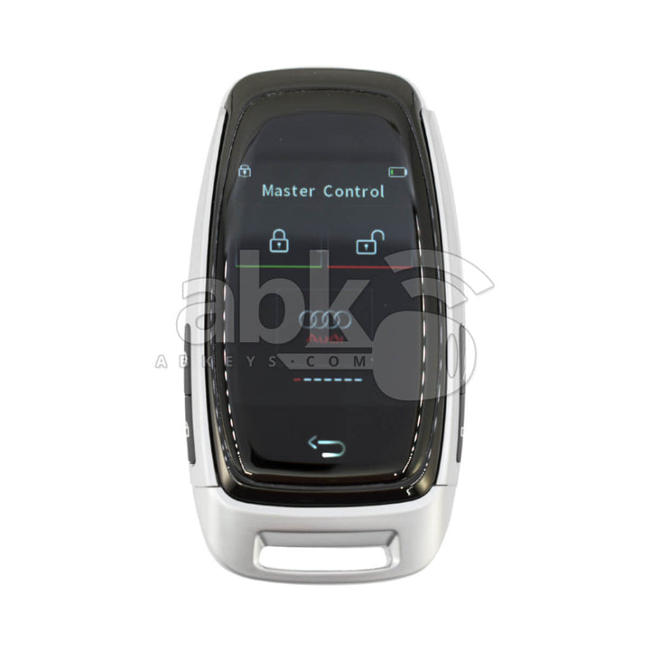 LCD Universal Smart Key For All Brands Silver Color - ABK-3481-UN1-SLV - ABKEYS.COM