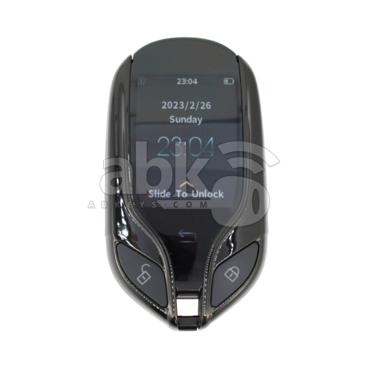 LCD Universal Smart Key with PKE Antenna For All Brands Maserati Style Black Color -