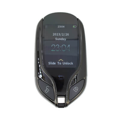 Maserati Clé Intelligente LCD Universelle Avec Antenne PKE Pour Toutes Les Marques Style Couleur Noir