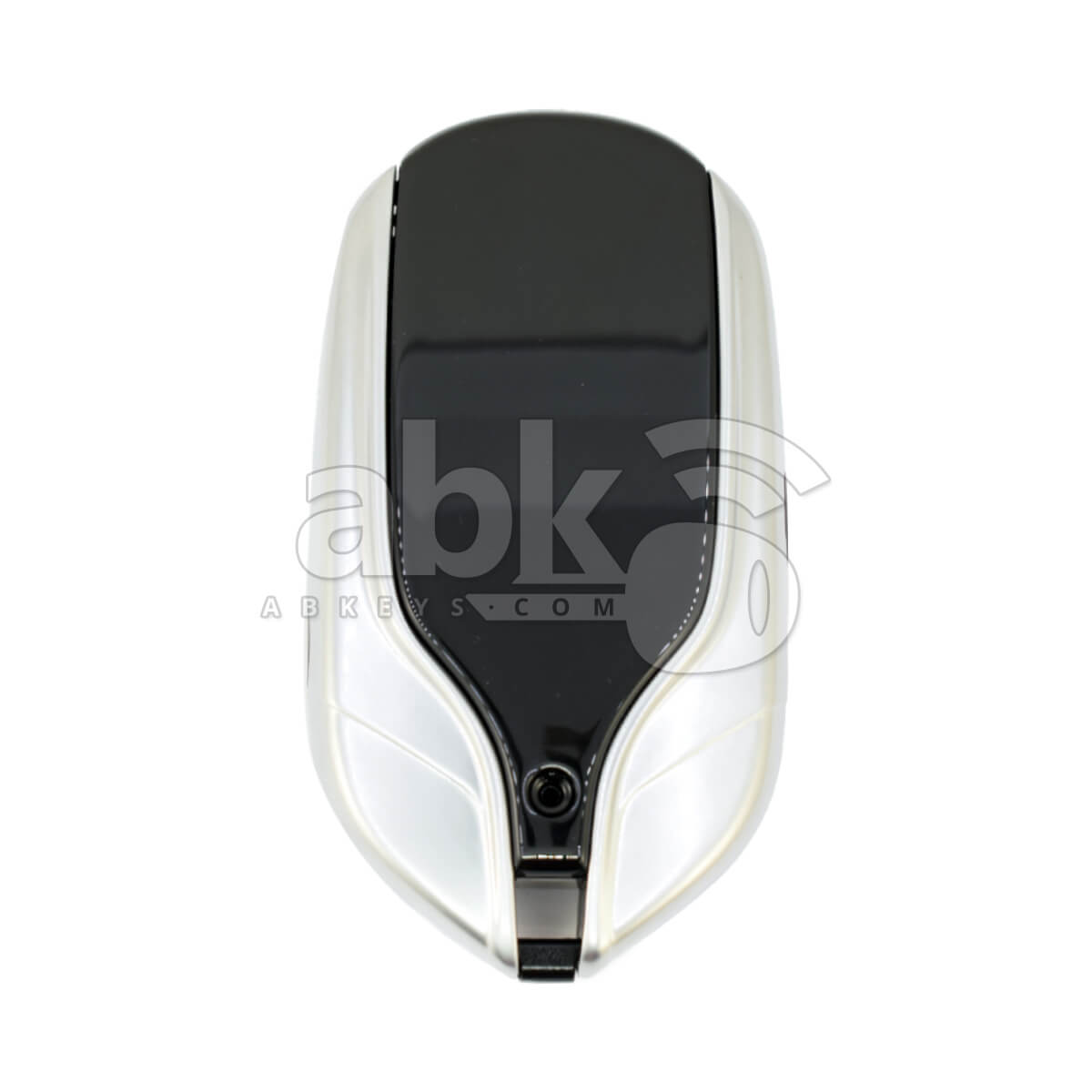 LCD Universal Smart Key with PKE Antenna For All Brands Maserati Style Silver Color -