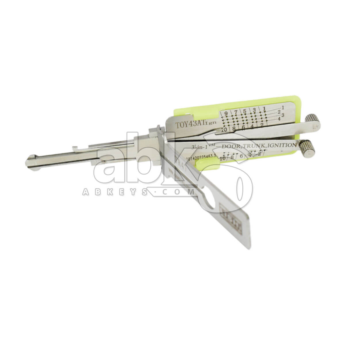 Genuine Lishi NightVision 3-in-1 Pick / Decoder For TOY43 10CUT Lishi Tool NVLISHI3-1TOY43AT -