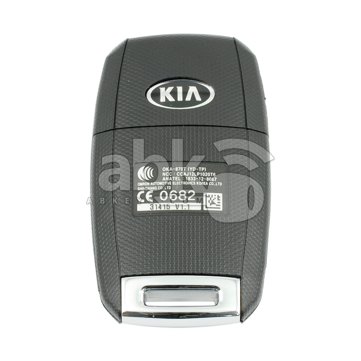 Genuine Kia Cerato 2014+ Flip Remote 3Buttons 95430 A7100 433MHz OKA 870T   ABK 3543   ABKEYS