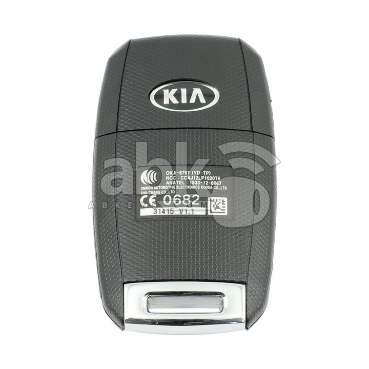 Genuine Kia Cerato 2014+ Flip Remote 3Buttons 95430-A7100 433MHz OKA-870T - ABK-3543 - ABKEYS.COM