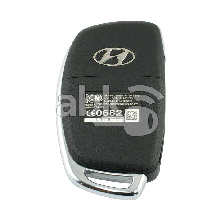 Genuine Hyundai Sonata 2014+ Flip Remote 3Buttons 95430-3S461 433MHz OKA-865T - ABK-3546 -