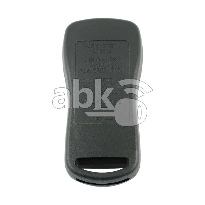Genuine Nissan Infiniti 2002+ Remote Control 3Buttons 28268-ZT03A 315MHz CWTWB1U821 - ABK-3549 -