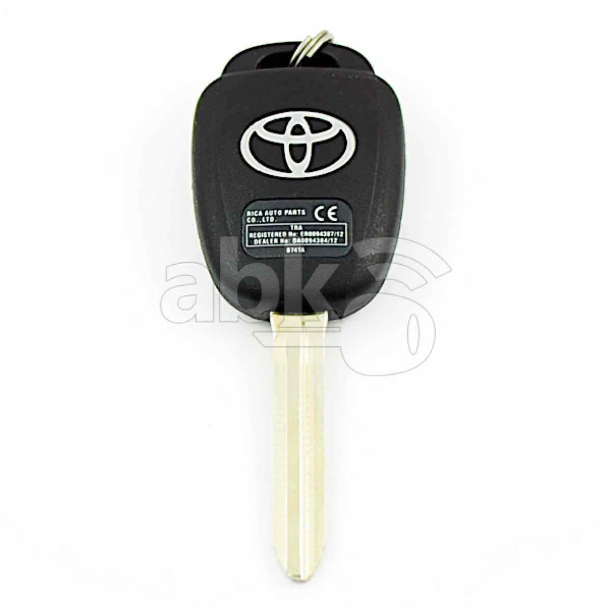 Genuine Toyota Corolla Altis 2014+ Key Head Remote 4Buttons 89070 02B40 433MHz B74TA TOY43  