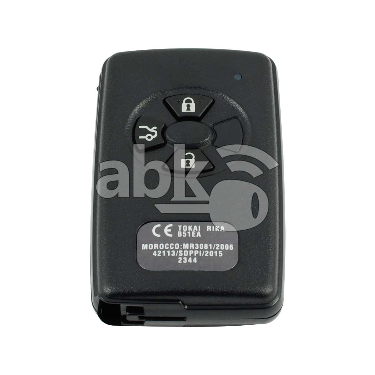 Genuine Toyota Corolla Vios 2007+ Smart Key 3Buttons 89904-12042 89904-12043 433MHz B51EA P1 D4 -