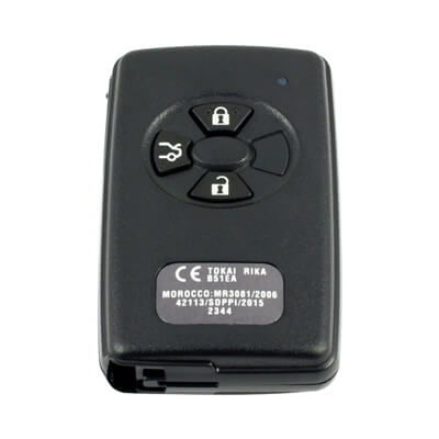 Оригинальный Смарт-Ключ Toyota Corolla 2007-2013, 3Кнопки 89904-12042 89904-12043 433MHz, B51EA P1 D4