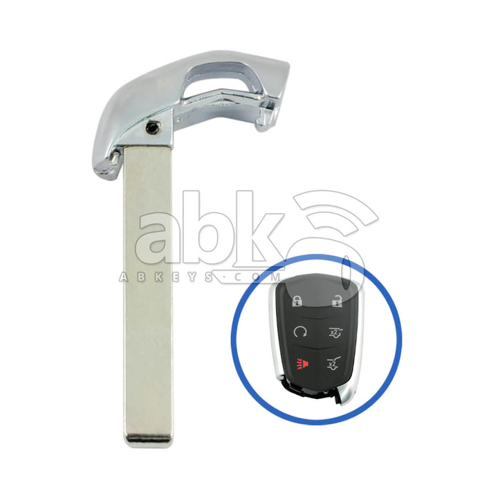 Cadillac 2014+ Smart Key Blade 22984994 5922070 HU100 - ABK-3635 - ABKEYS.COM