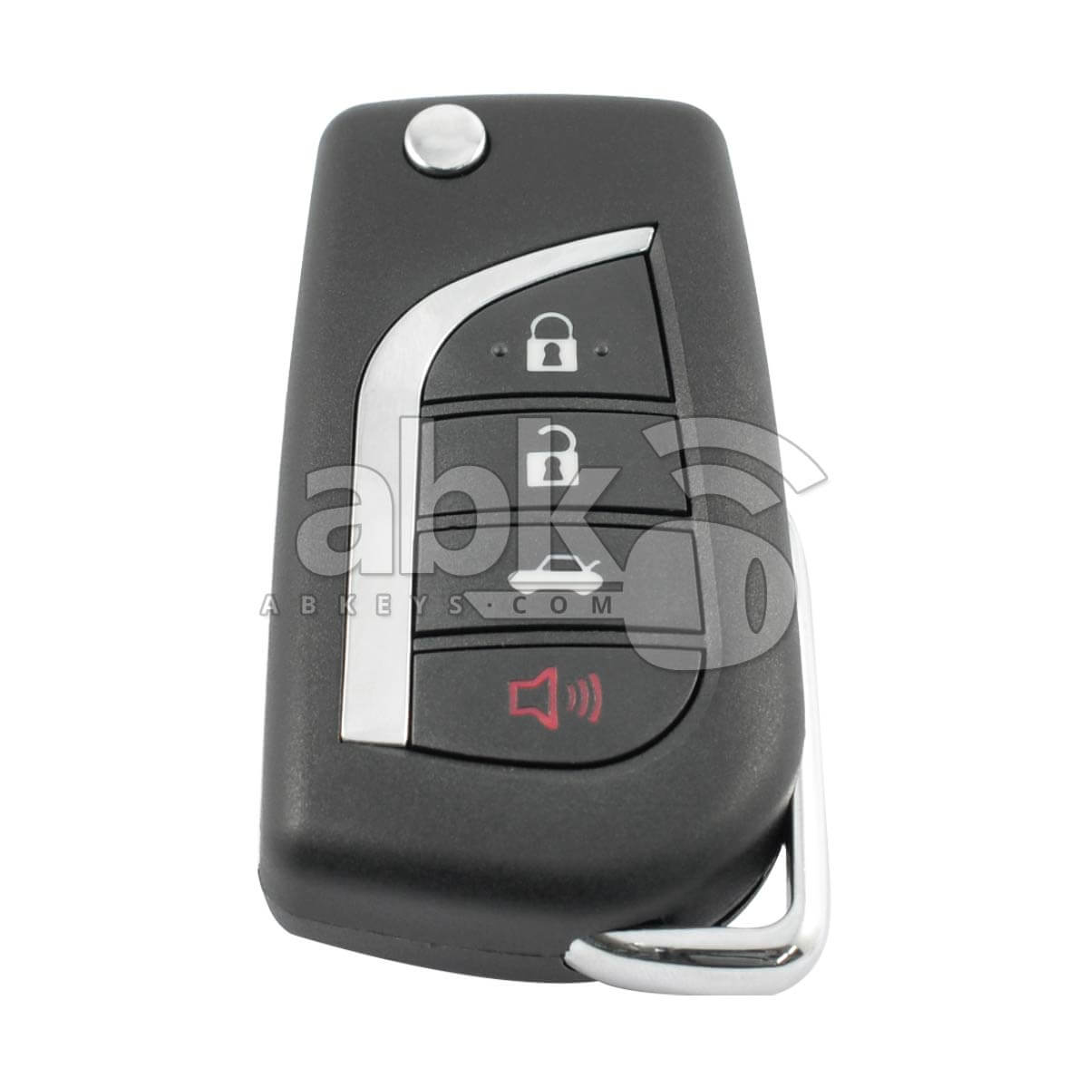 Toyota Camry Corolla 2018+ Flip Remote 4Buttons 89070-06790 315MHz HYQ12BFB TOY48 - ABK-3650 -