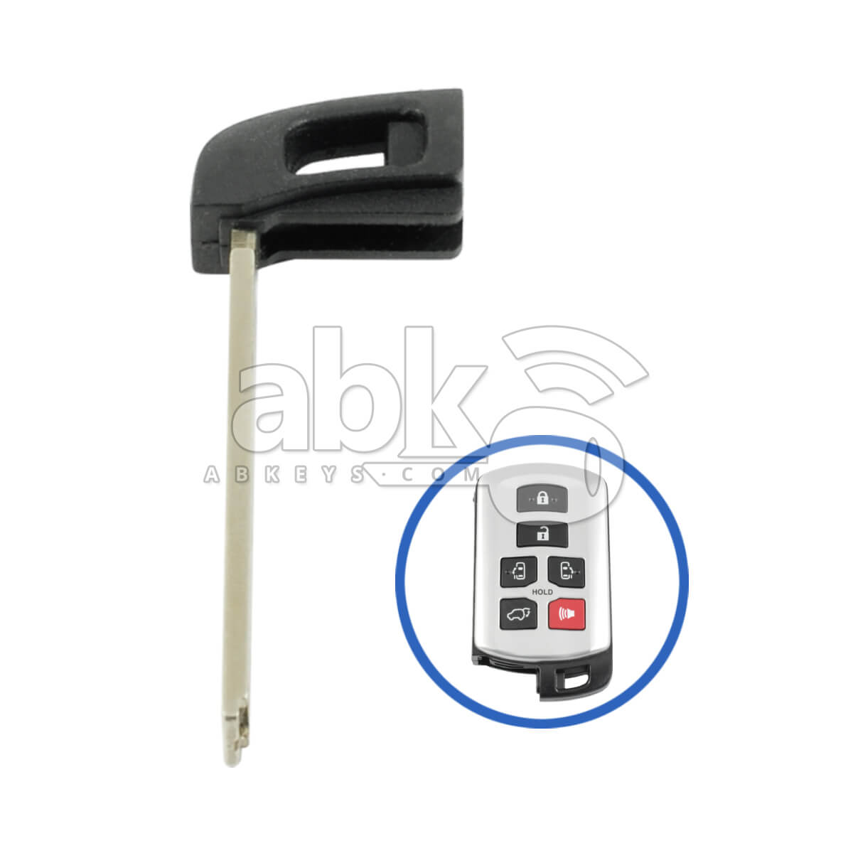 Toyota Sienna 2011+ Smart Key Blade 69515-08020 TOY48 - ABK-3652 - ABKEYS.COM