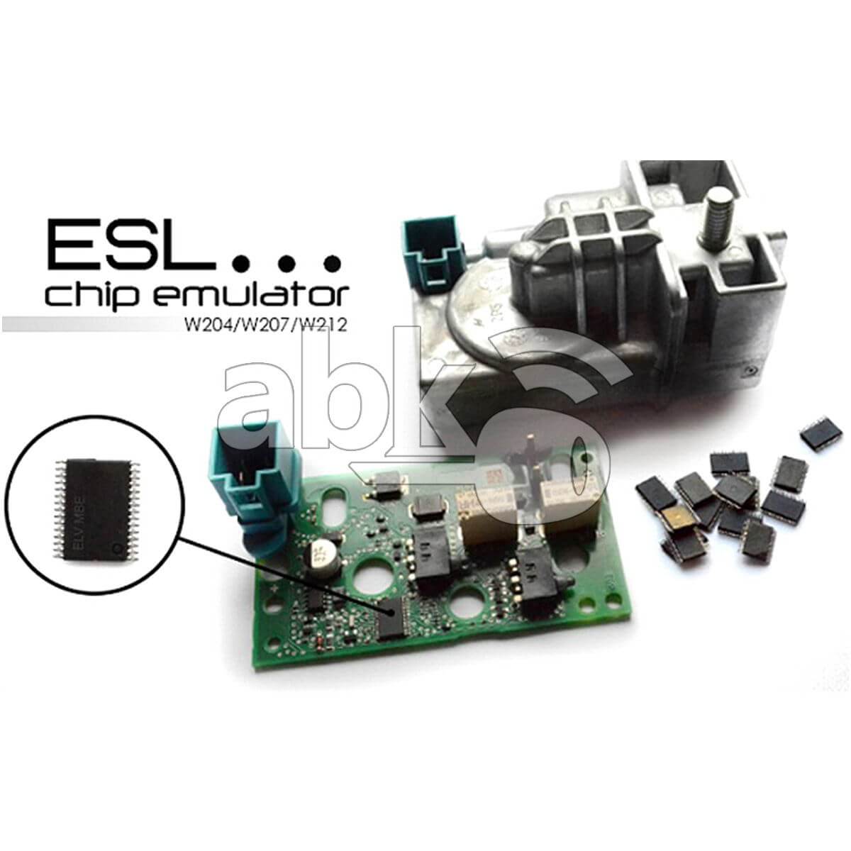  ELV Steering Lock Chip Emulator For MBE Devices   ABK 3653  